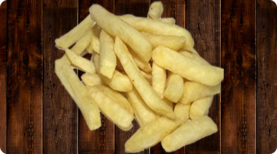 Batatas fritas crocantes